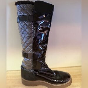 Aquatalia Black Quilted Women's Winter Boots